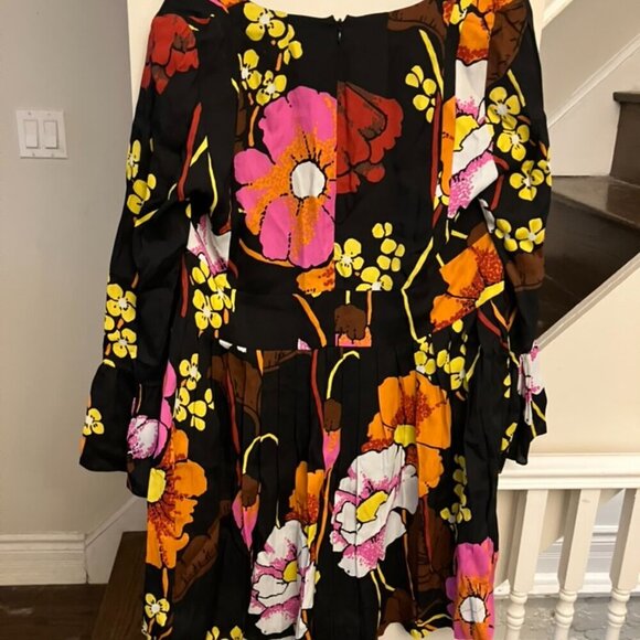 NWOT Marni Floral Bell Sleeve Dress - Picture 6 of 10